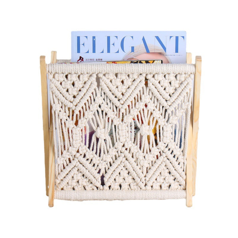 Macrame Magazine Rack Kalsten