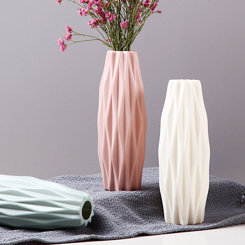 Elegant Textured Decorative Flower Vase Kalsten