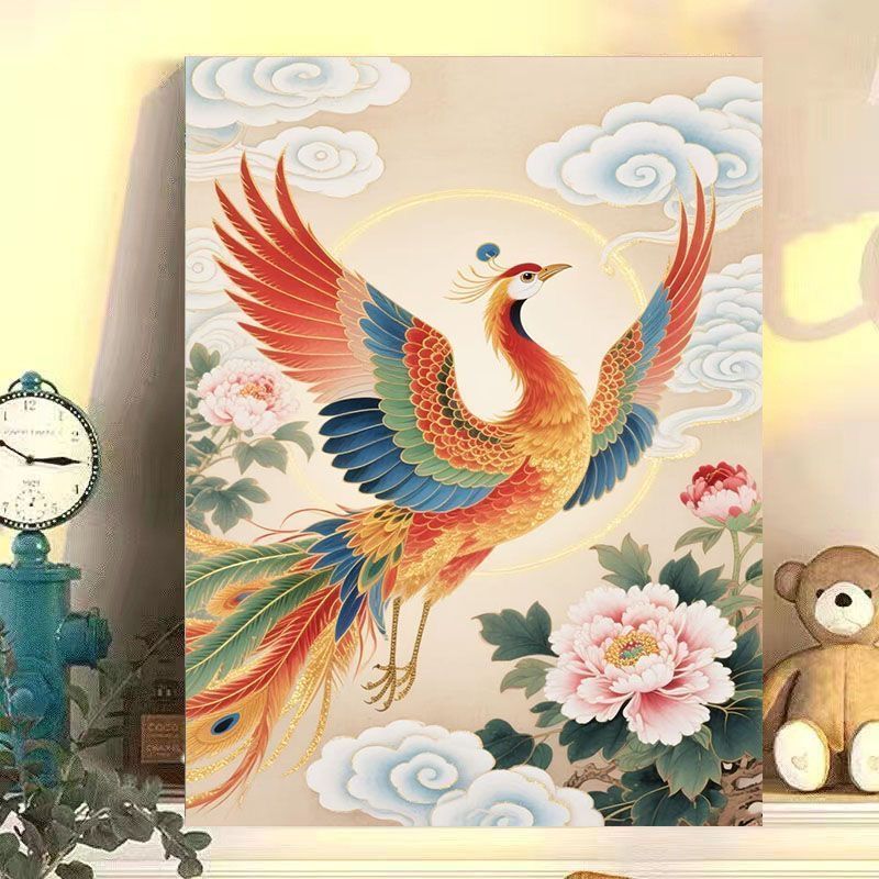 Mythical Phoenix Canvas Art Kalsten