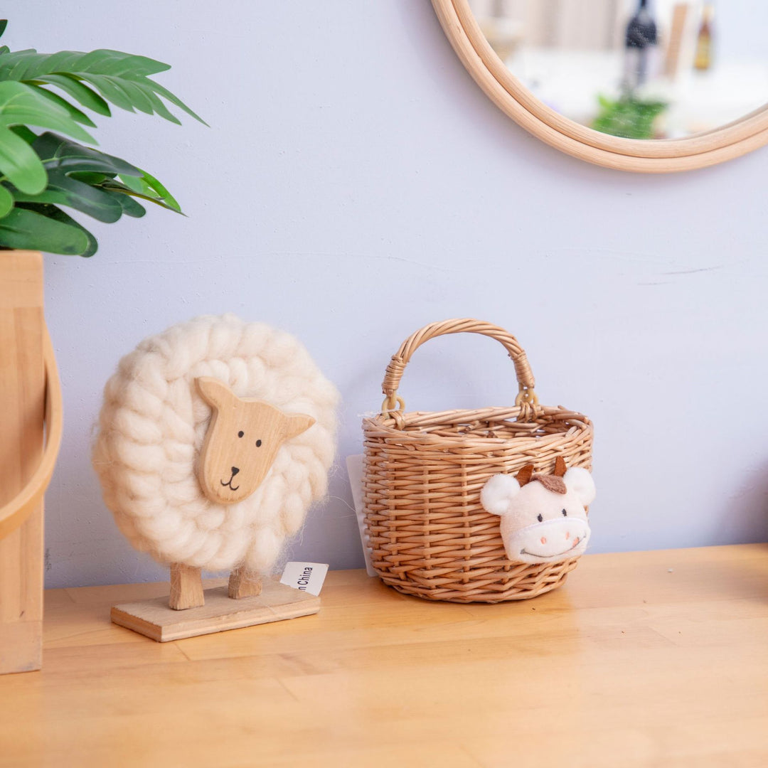 Decorative Handwoven Wall Basket Kalsten
