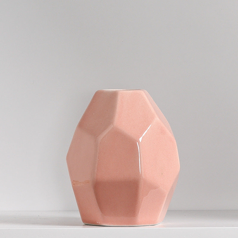 Geometric Modern Ceramic Vase Kalsten