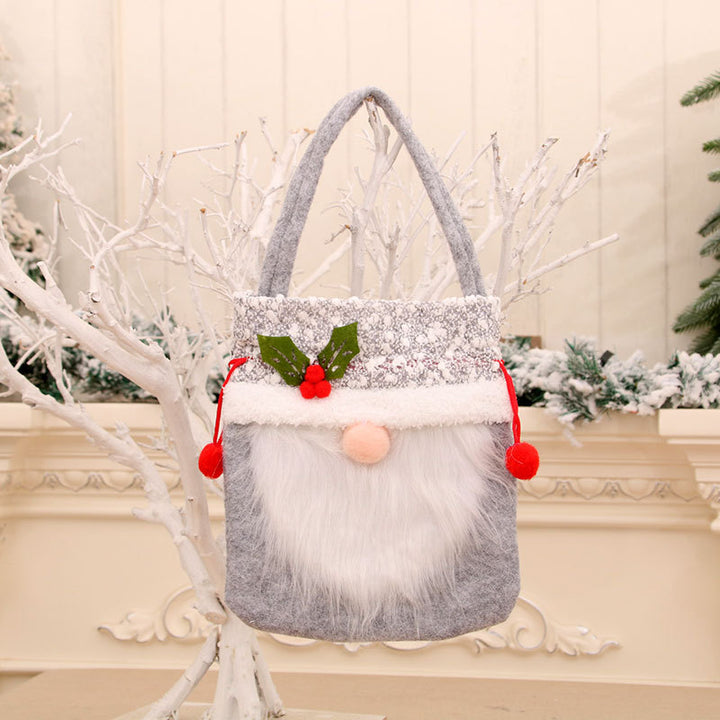 Santa-Themed Holiday Tote Bag Kalsten