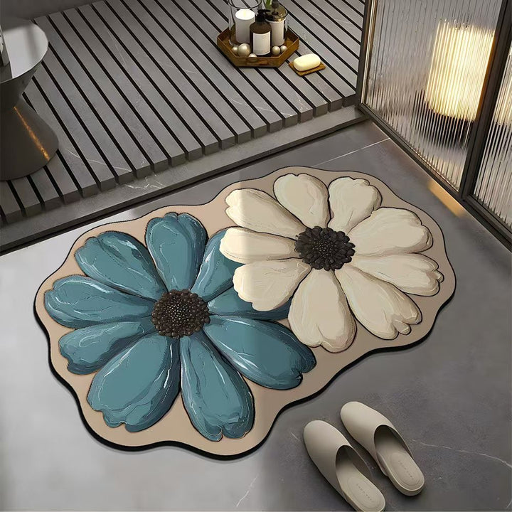 Floral Design Area Mat Kalsten