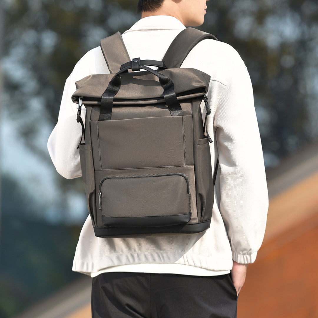 Modern Expandable Rolltop Backpack