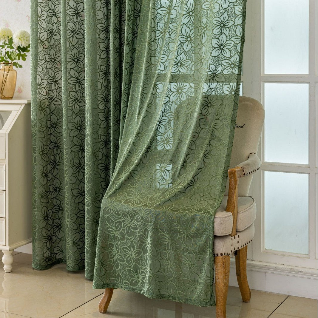 WoFloral Lace Curtain Kalsten