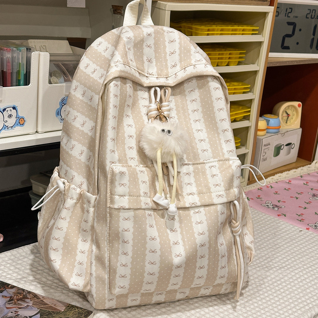 Cute Bow-Embellished Backpack Kalsten