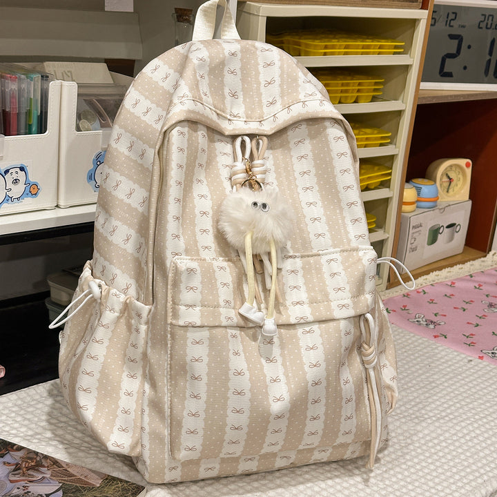 Cute Bow-Embellished Backpack Kalsten