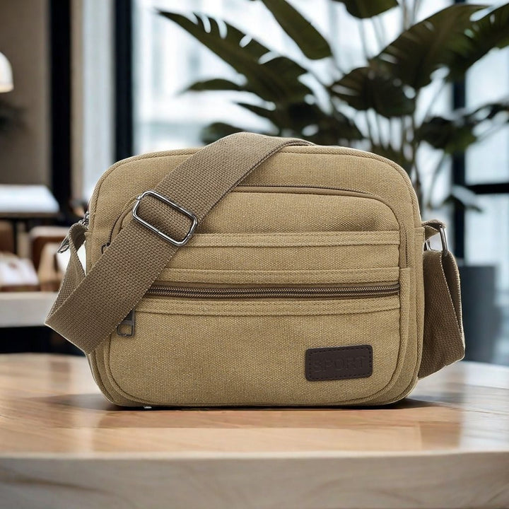 Shoulder bag with multifunctional compartments Kalsten