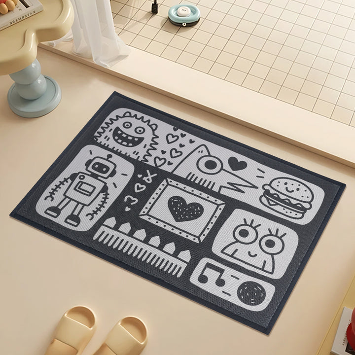 Adorable Capybara-Themed Door Mat for Home
