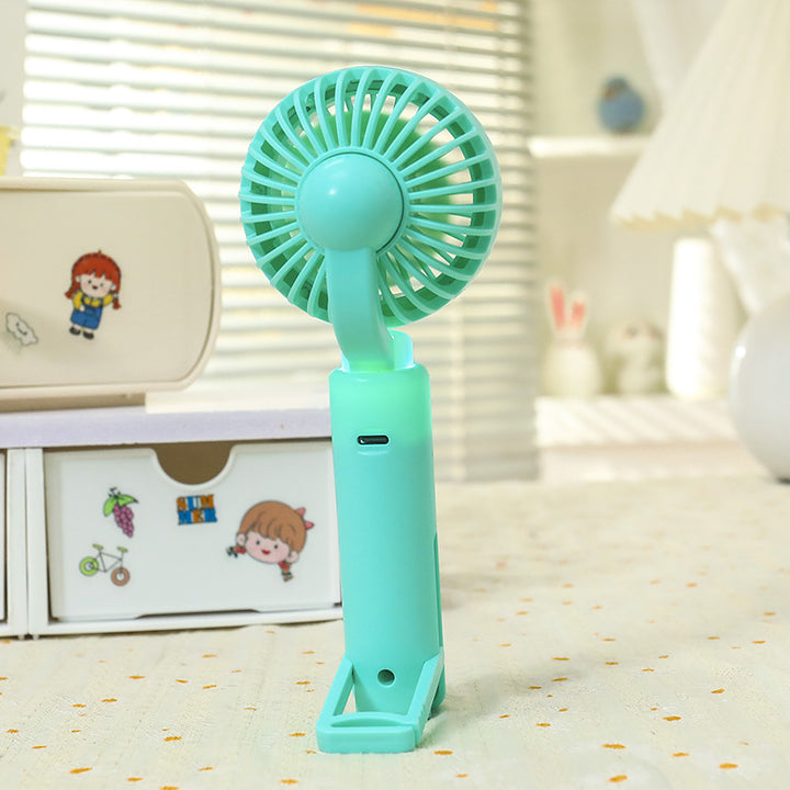 Women Portable USB Lamp Fan with Innovative Design Kalsten