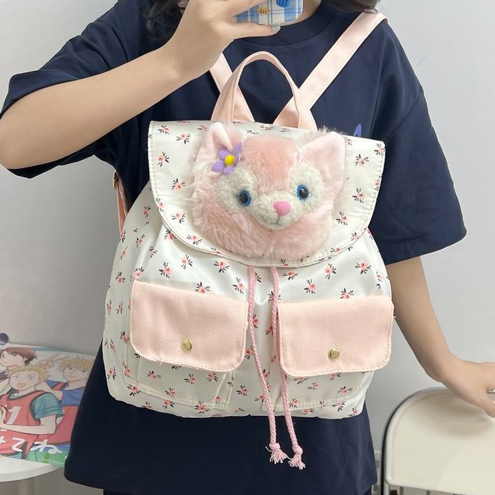 Plush backpack with playful animal motif Kalsten