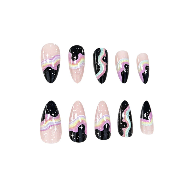 Cosmic Gradient Nail Art Enhancements Kalsten