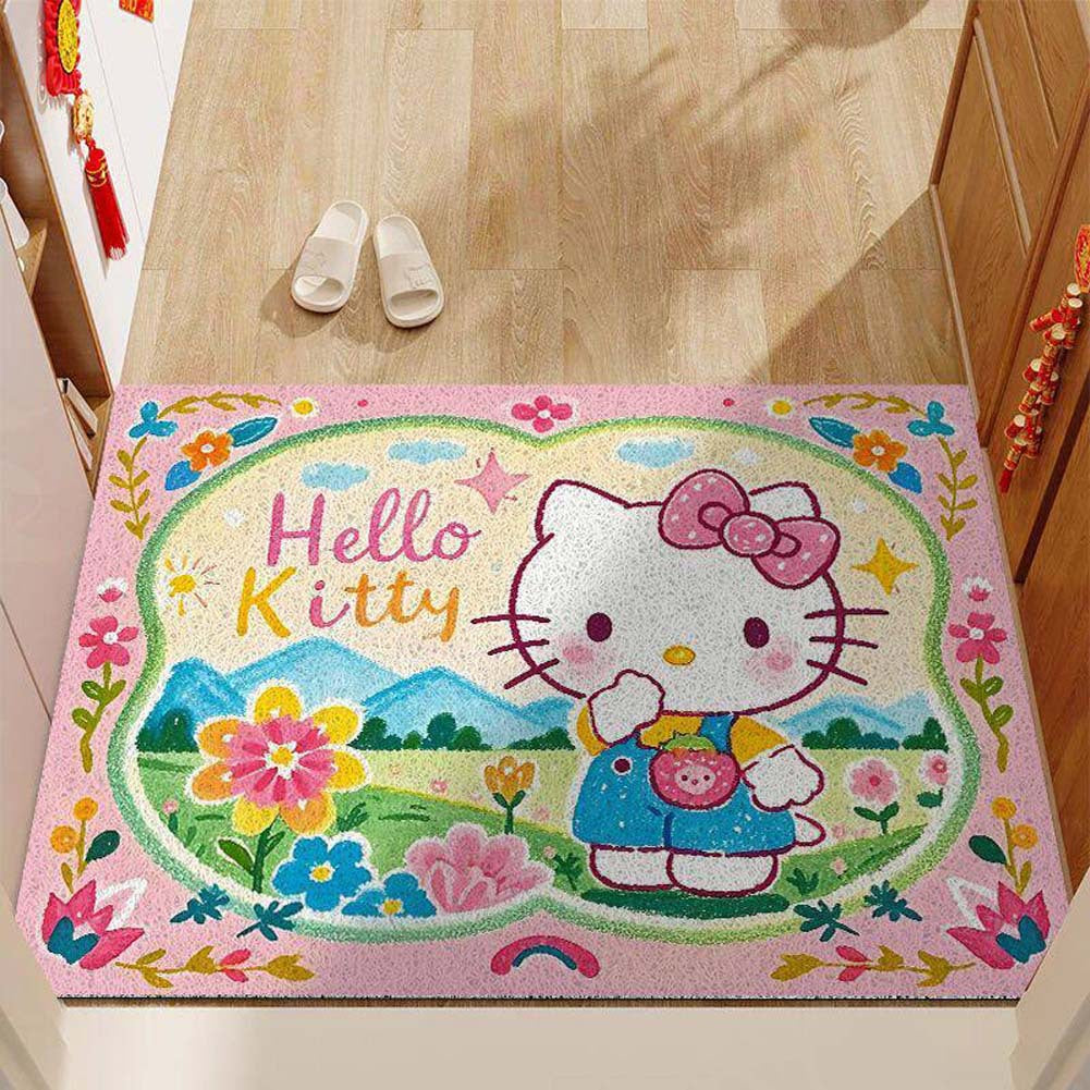 Cartoon-Themed Entryway Mat