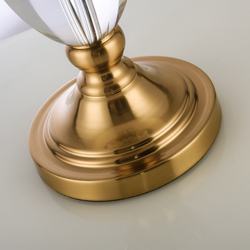 Elegant Crystal Glass Table Lamp