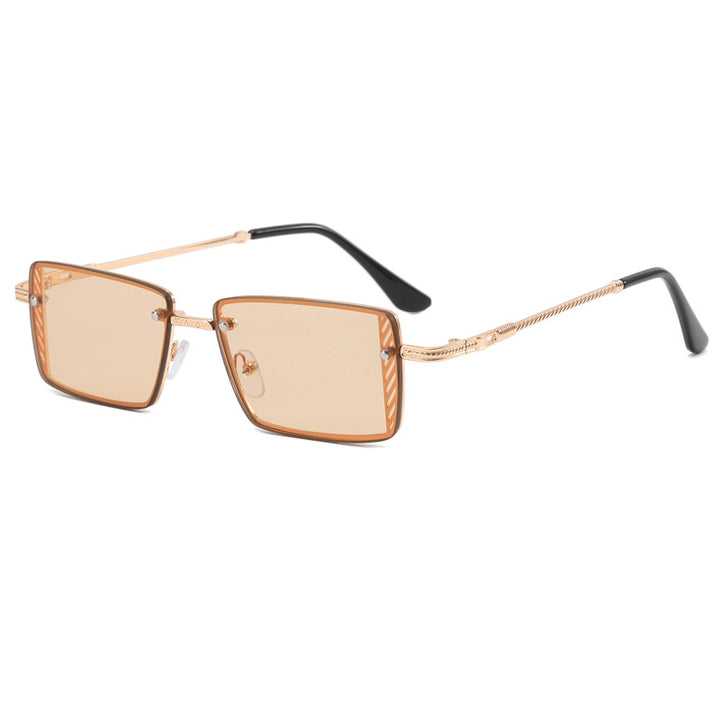 Ladies Elegant Square Sunglasses with Refined Frame Accents Kalsten