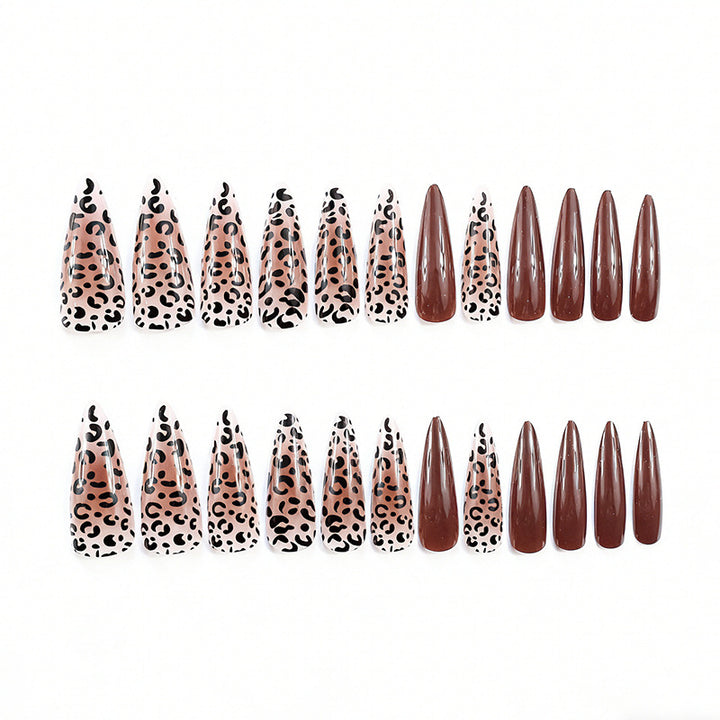 Artistic Leopard Print Nail Art Kalsten