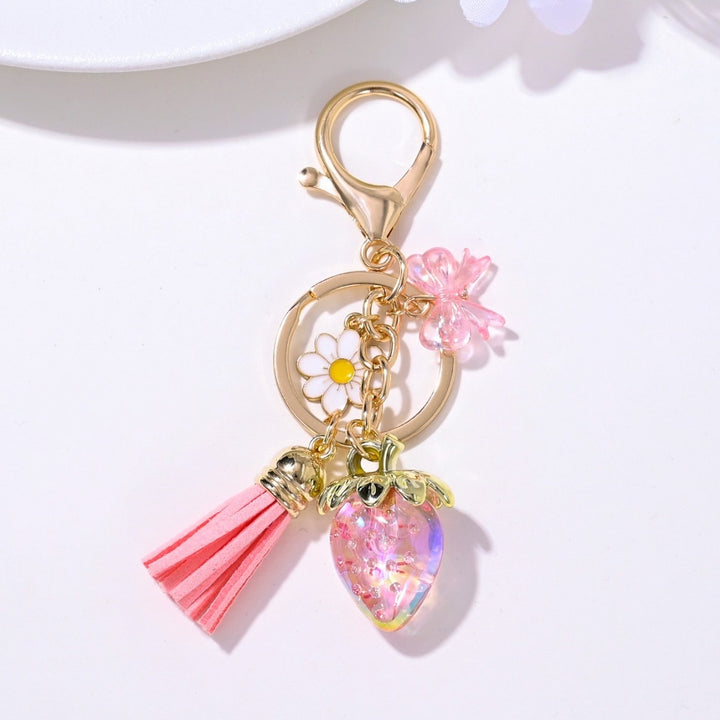 Keychain with Fruity Strawberry Design Kalsten