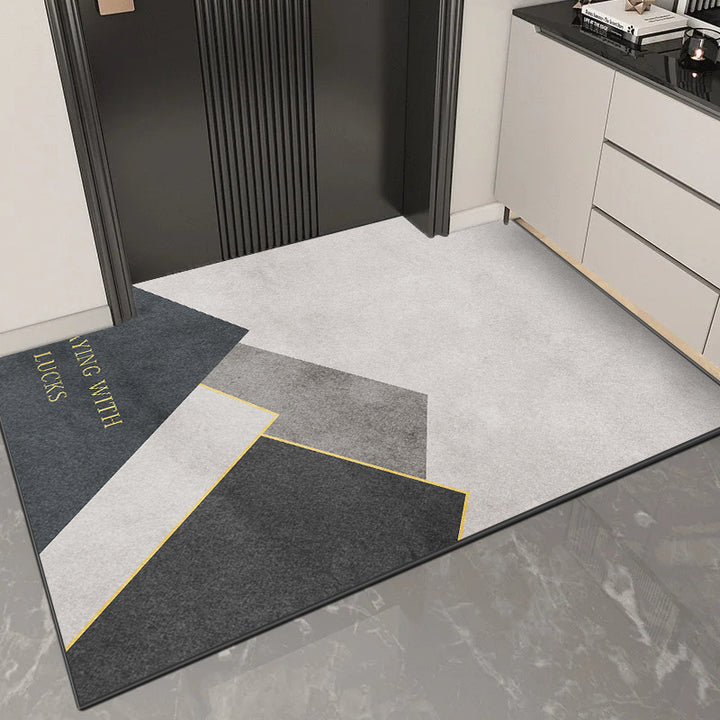 Decorative Half-Circle Entrance Mat