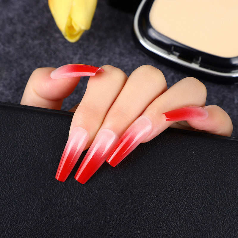 Artificial nails in elegant ombre design Kalsten
