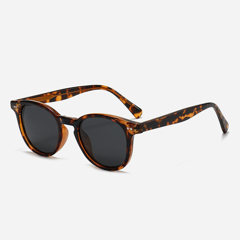 Women's Round Sunglasses with Stylish Pattern and UV Protection Kalsten