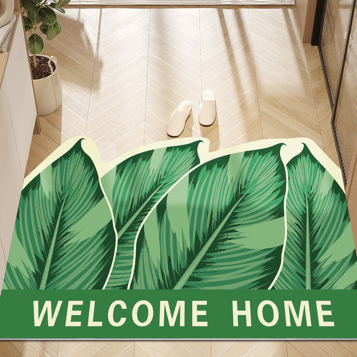 Inspirational Monstera Leaf Doormat