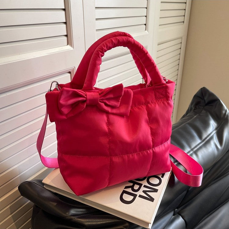Fashionable Bow-Detail Handbag