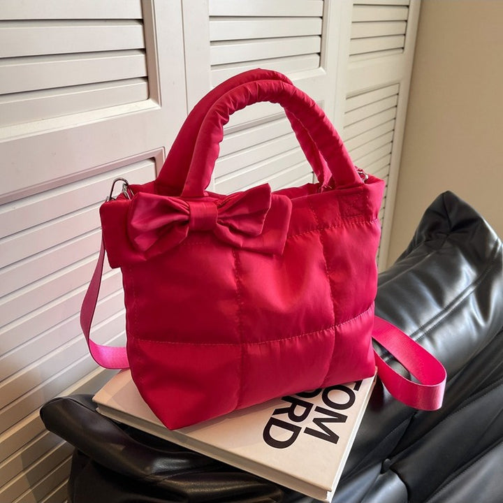 Fashionable Bow-Detail Handbag