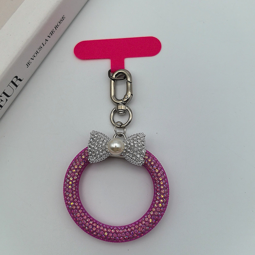 Elegant Rhinestone Bow Keychain Kalsten