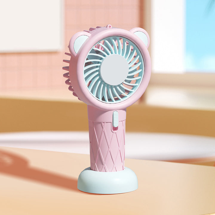 Women's Portable Mini Fan with Playful Animal Design Kalsten