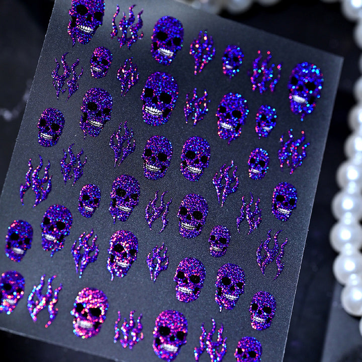 Sparkling Crown Nail Art Stickers