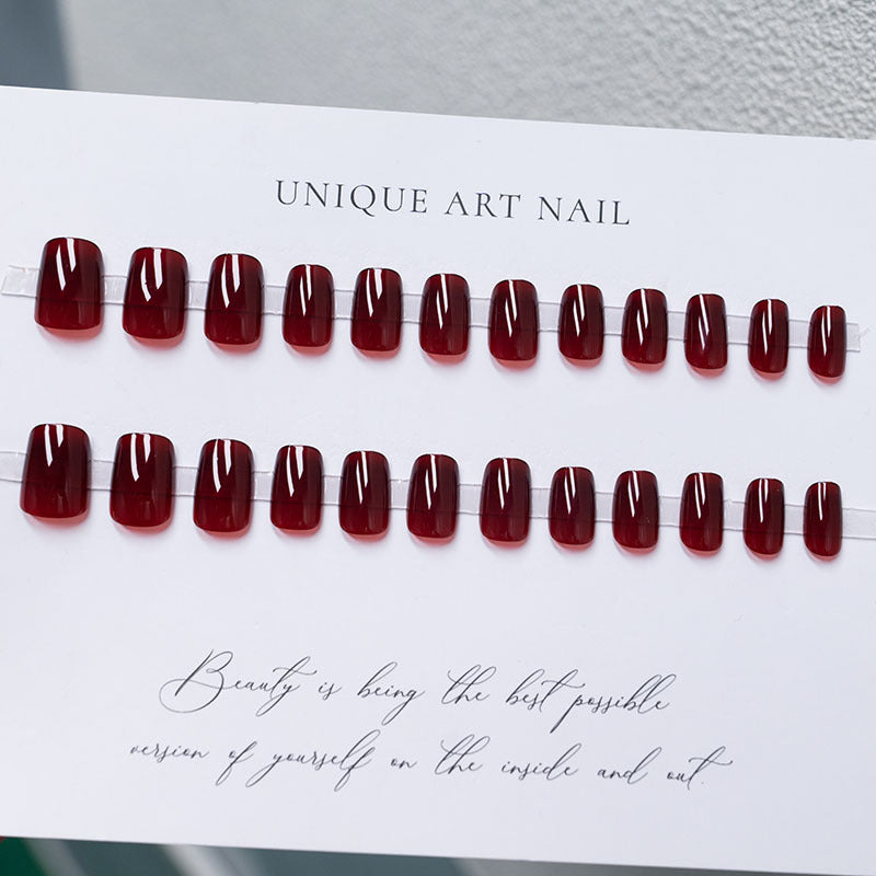 Glossy Gel Nail Extensions