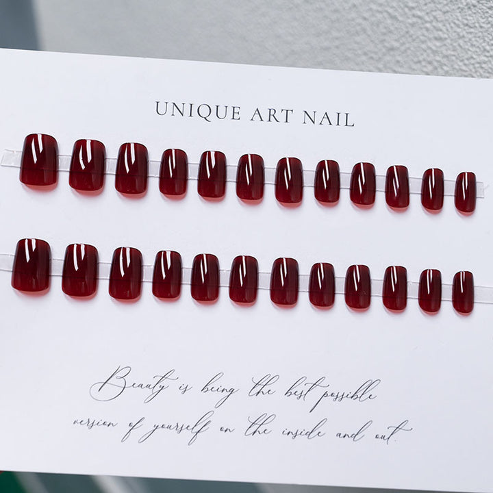 Glossy Gel Nail Extensions