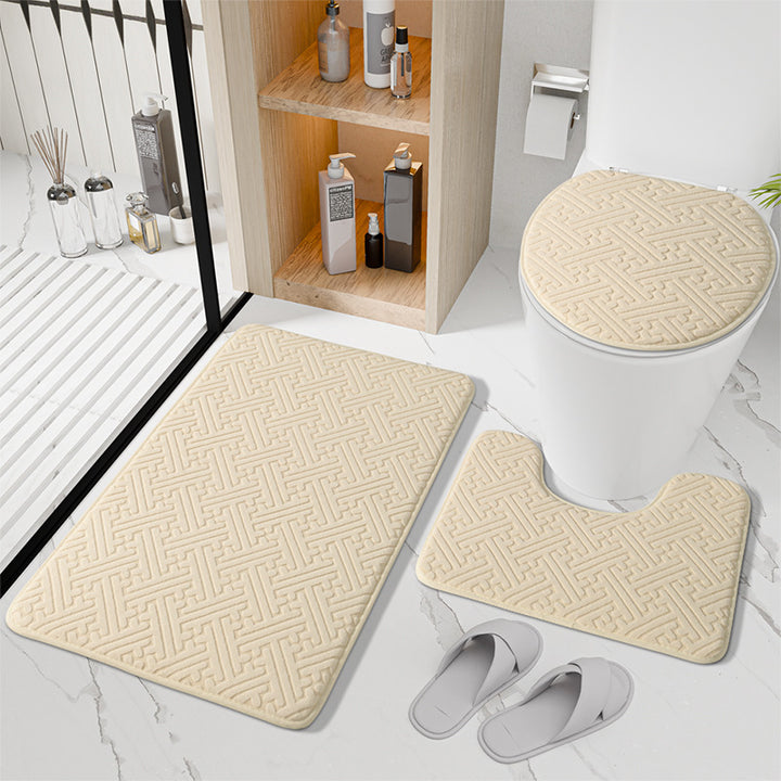 Non-Slip Bathroom Rug Set Kalsten