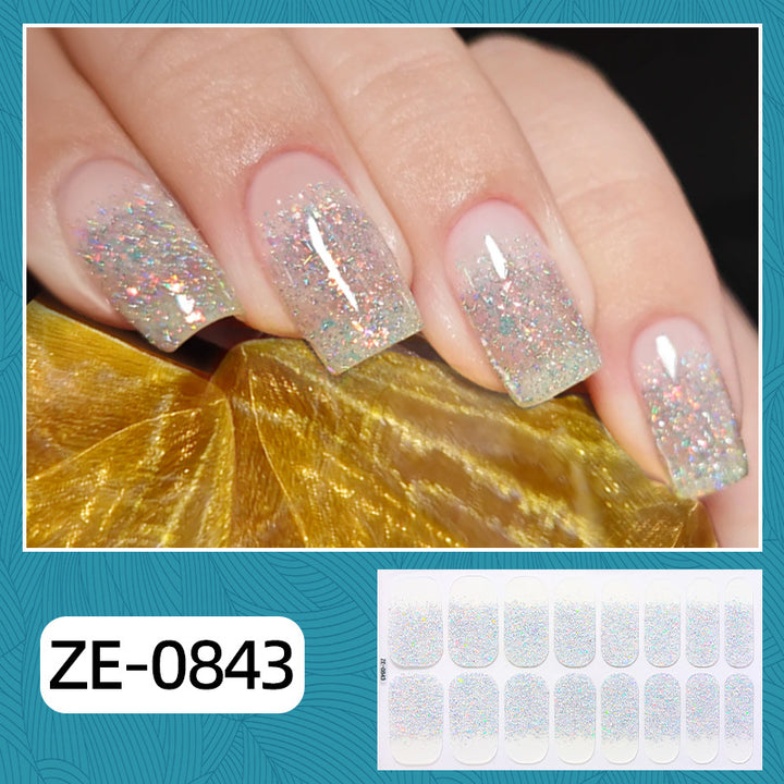 Glitter Ombre Nail Wraps