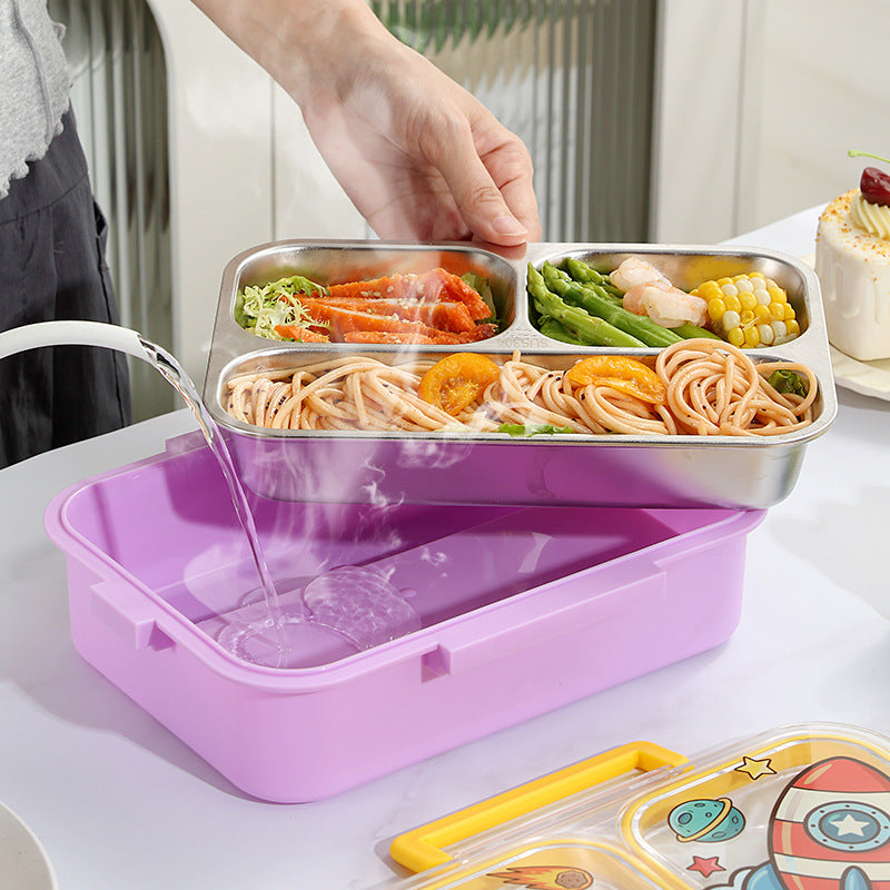 Fun-Themed Multi-Section Lunch Container