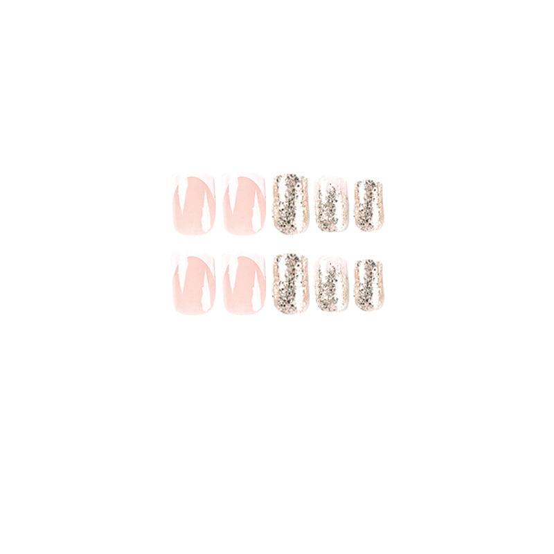 Sparkling nail art with glitter accents Kalsten