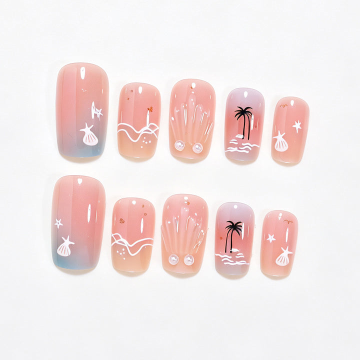 Beach-Themed Decorative Nail Art Set Kalsten