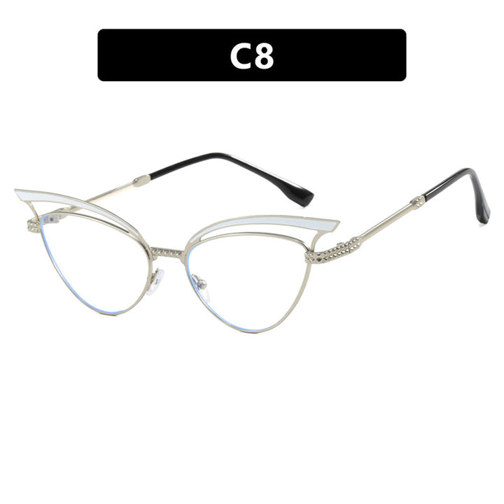 Women's Cat-Eye Glasses with Filigree Design Element Kalsten