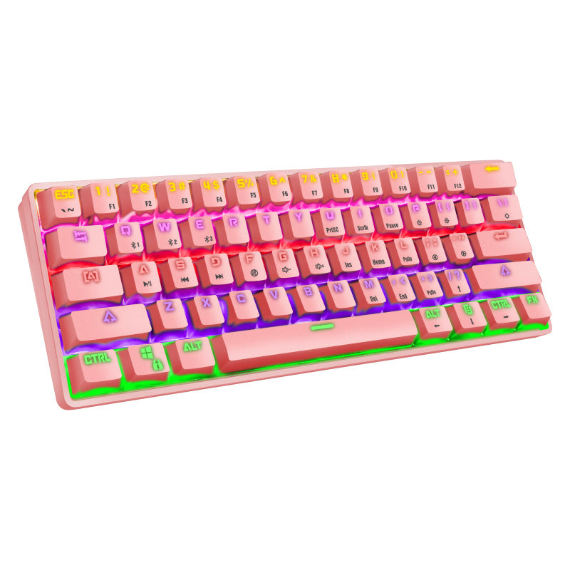 Compact Mechanical Gaming Keyboard with Backlit Keys Kalsten