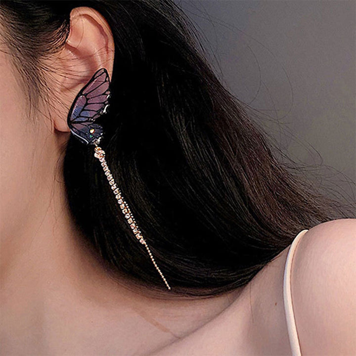 Artistic Butterfly-Inspired Dangle Earrings Kalsten