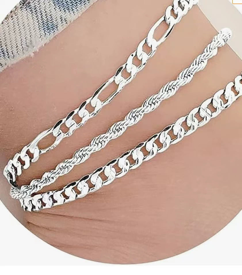 Elegant Three-Strand Link Bracelet Kalsten