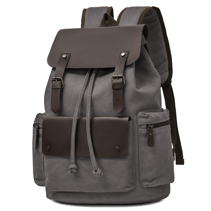 Canvas Drawstring Closure Backpack