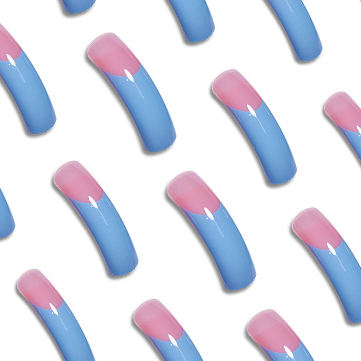 Glossy Long Stiletto Press-On Nails Kalsten