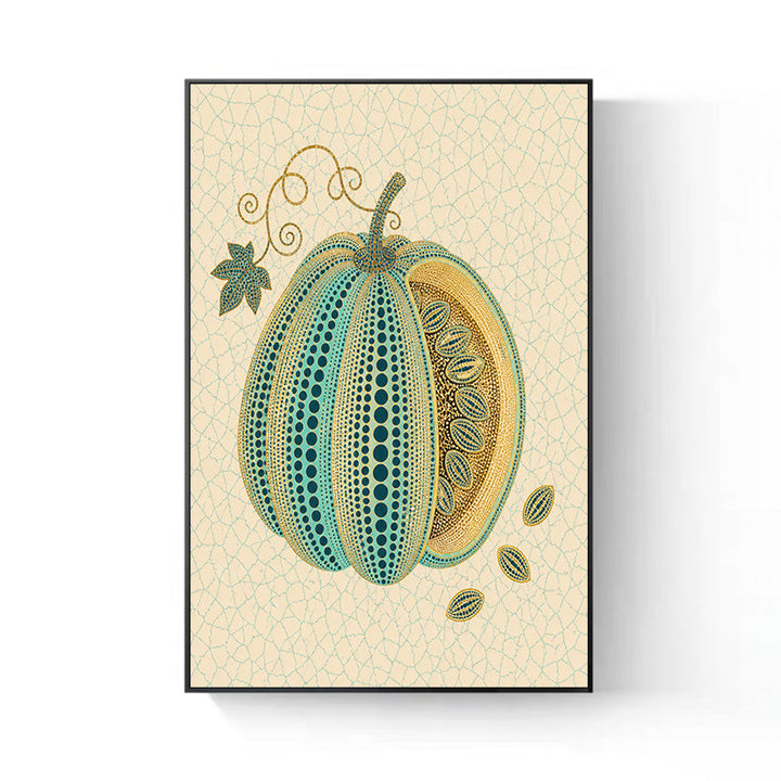 Decorative Pumpkin Canvas Art