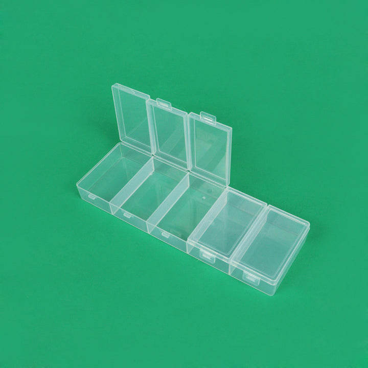 Multi-Compartment Clear Craft Storage Box Kalsten