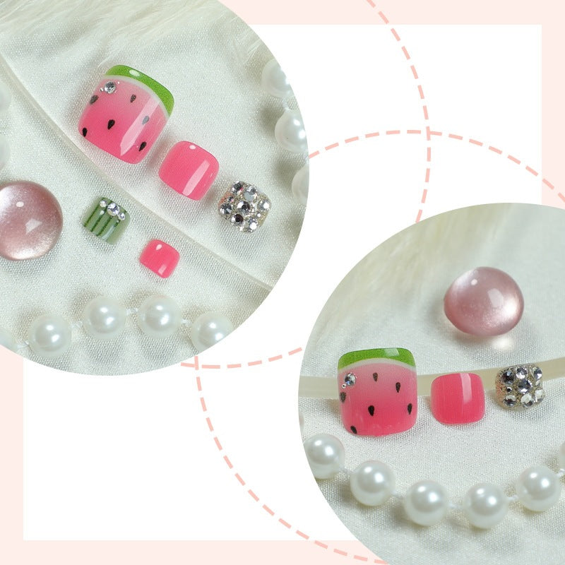 Creative Nail Design Set with Watermelon Elements Kalsten