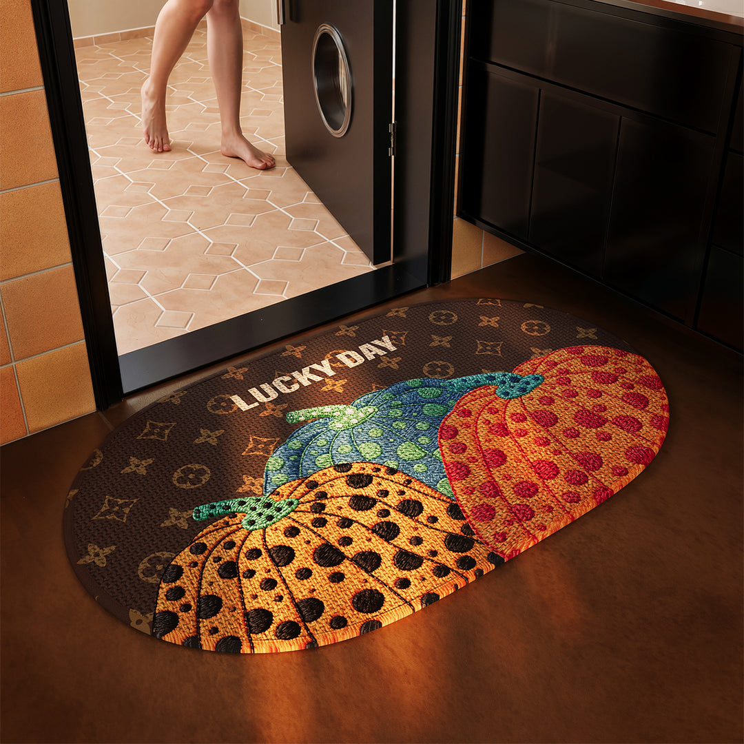 Fun Themed Indoor Oval Mat