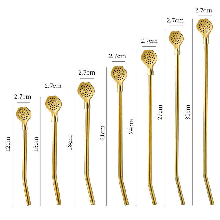 Stylish teaspoons with practical drainage holes Kalsten