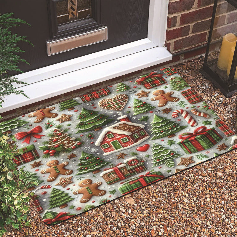 Holiday-Themed Welcome Mat