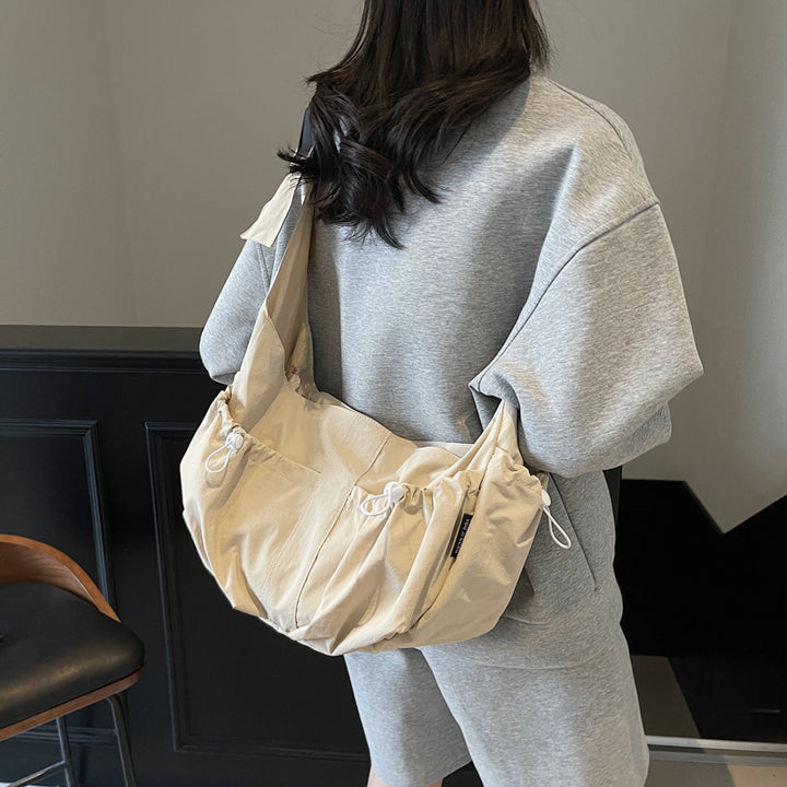 Casual Drawstring Hobo Shoulder Bag